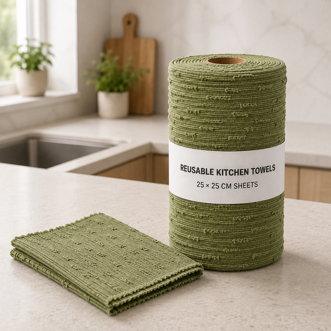 Reusable Bamboo Towels