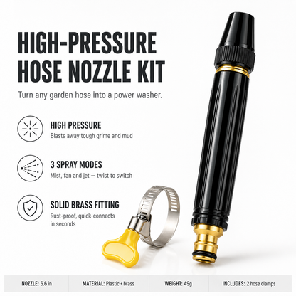 High Pressure Water Gun Nozzle VIP