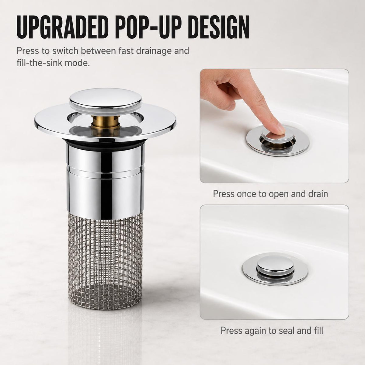 Anti-Clog Drain Upgrade