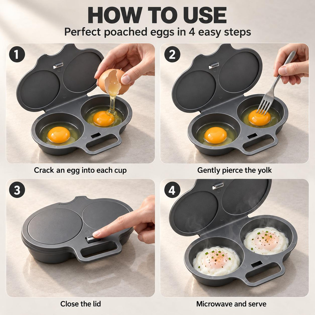 Gourmet Egg Poacher